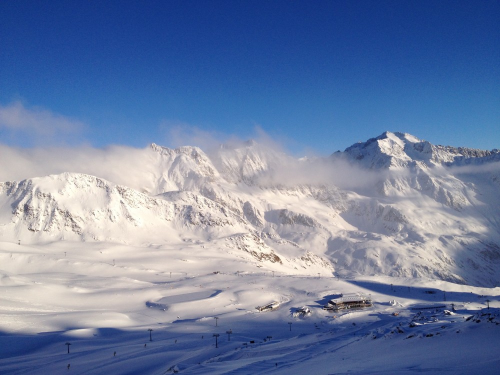 Erster Blick auf den Gletscher