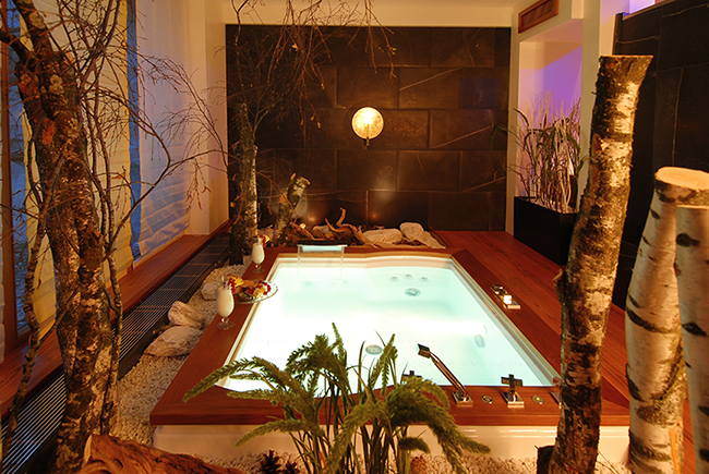 Garden Suite des Alpenresorts Schwarz