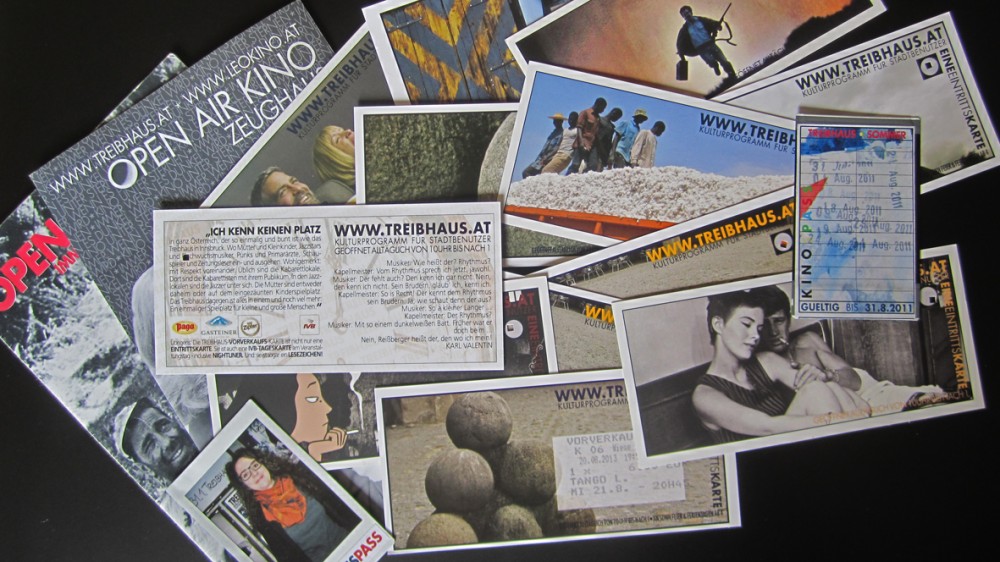 Tickets, Treibhaus, Erinnerungen