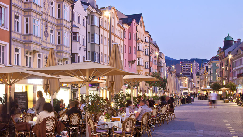 Restaurants Maria Theresien Street