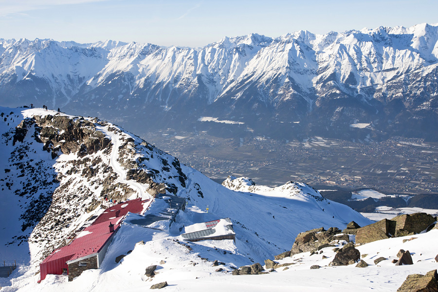 Gipfel Glungezer - Skigebiete rund um Innsbruck