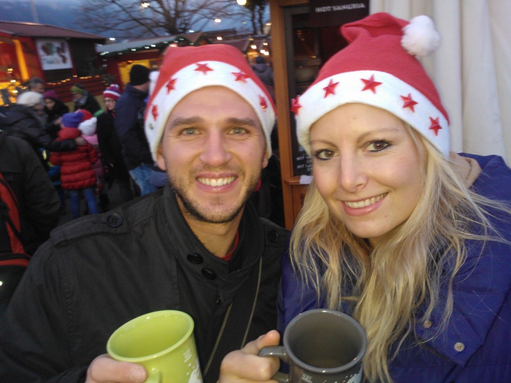 Ein wohlverdienter Glühwein zum Abschluss