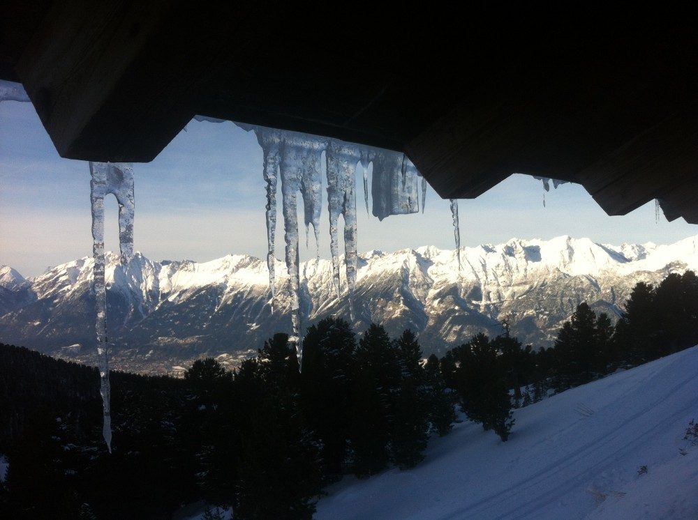 Blick von der Tulfein Alm auf die Nordkette. @Rachel Pechholz