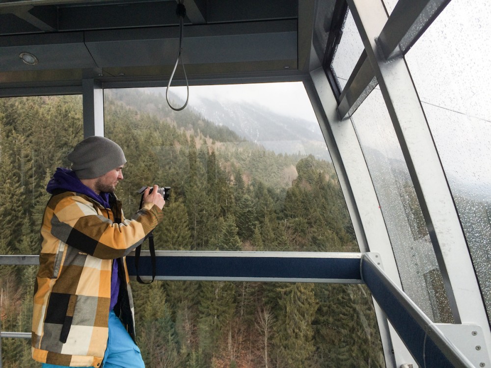 Mit den Nordkettenbahnen geht es auf die Seegrube.