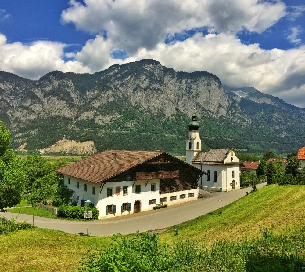 Der bezaubernde Weiler Afling zwischen Völs und Kematen.
