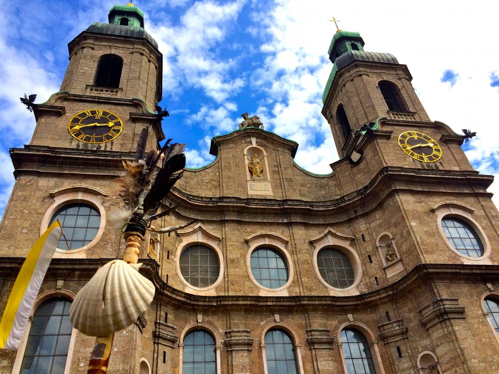 Das Ziel aller Pilgersleute in Tirol: der Dom zu St. Jakob in Innsbruck