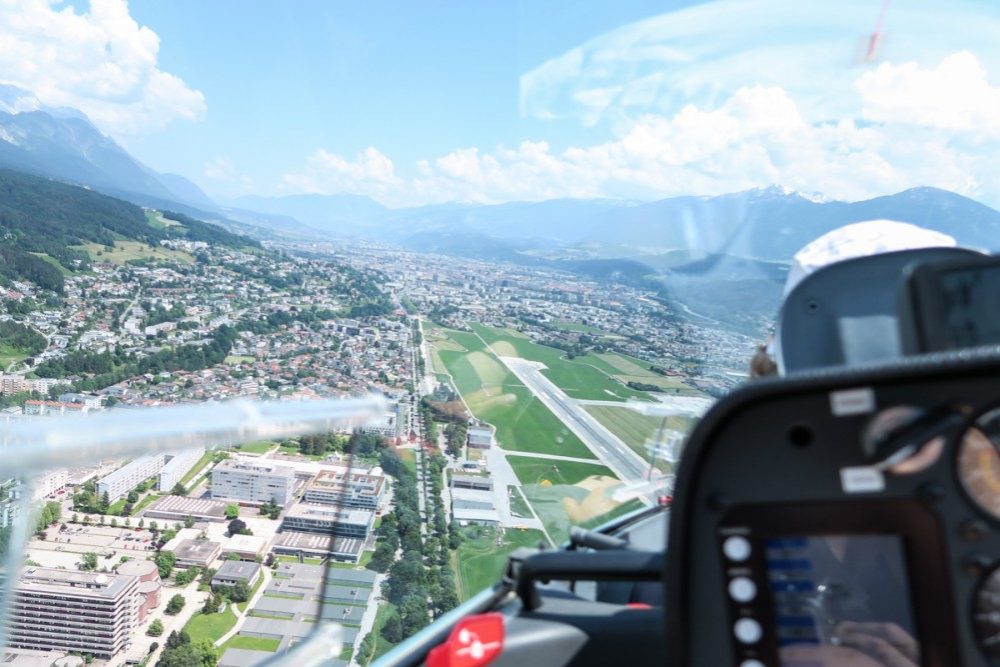 Landeanflug.