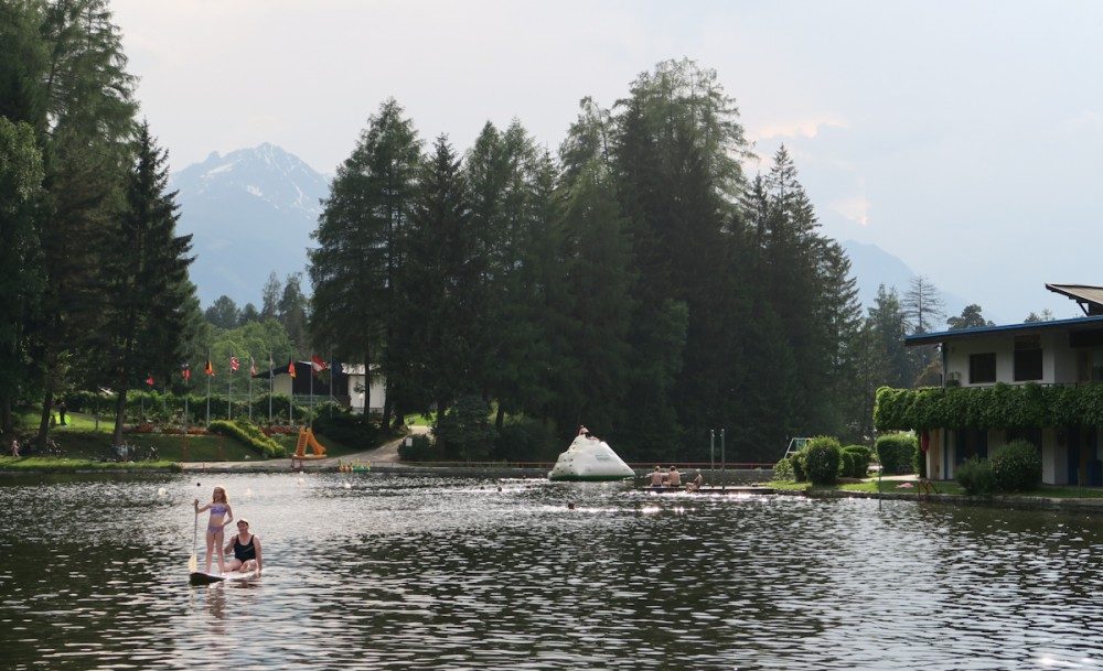 Was den Tag noch perfekt macht? Eine Runde im Natterer See abkühlen.