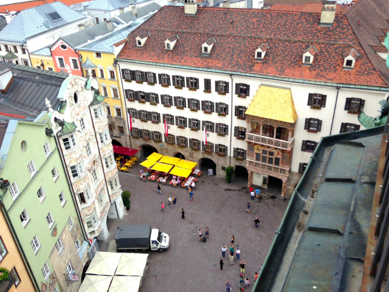 Blick vom Stadtturm auf die Altstadt