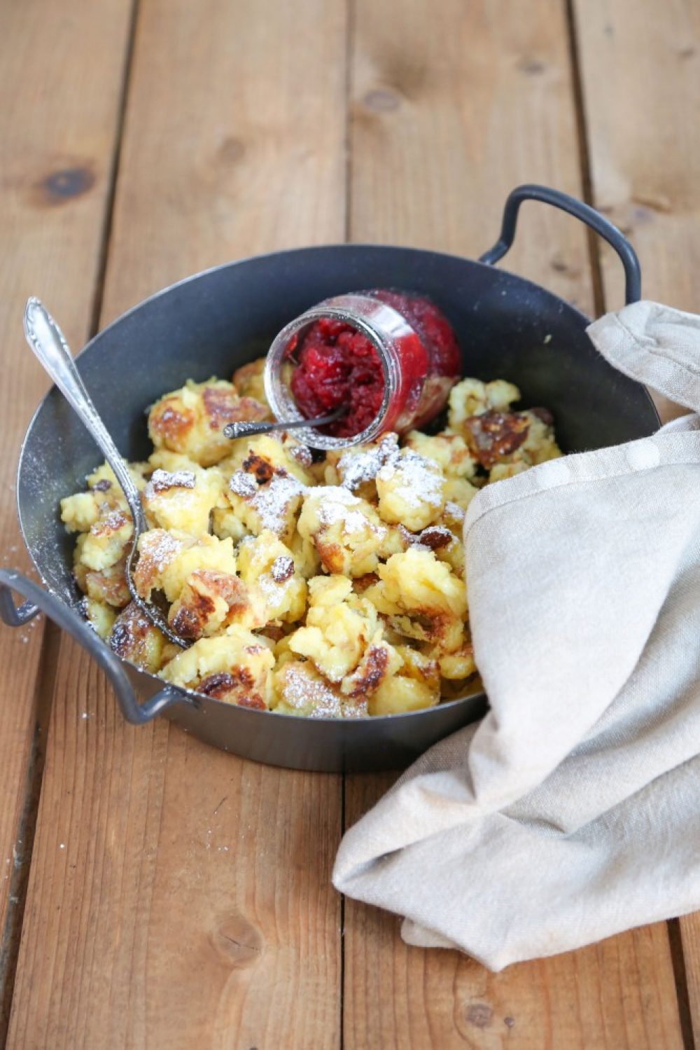 Kaiserschmarren mit Preiselbeeren