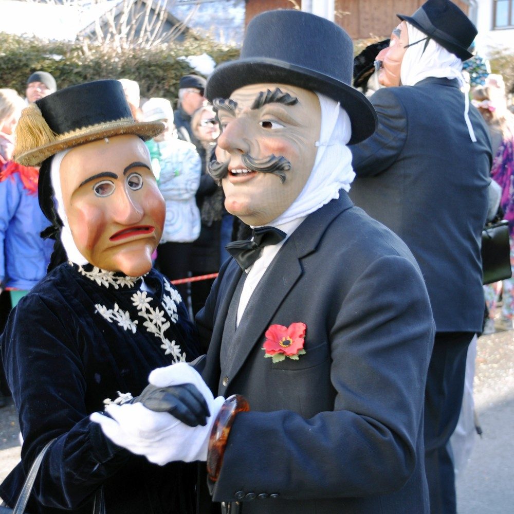 Coppia bavarese. Foto: Fasnachtsverein Axams.