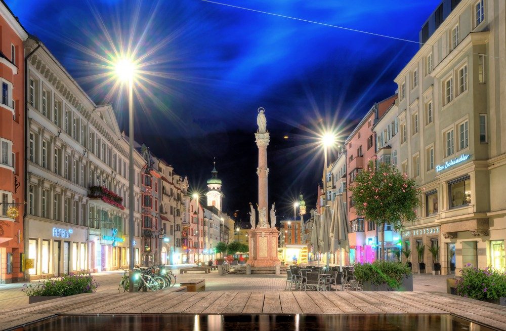 Innsbruck at night @Danijel Jovanovic