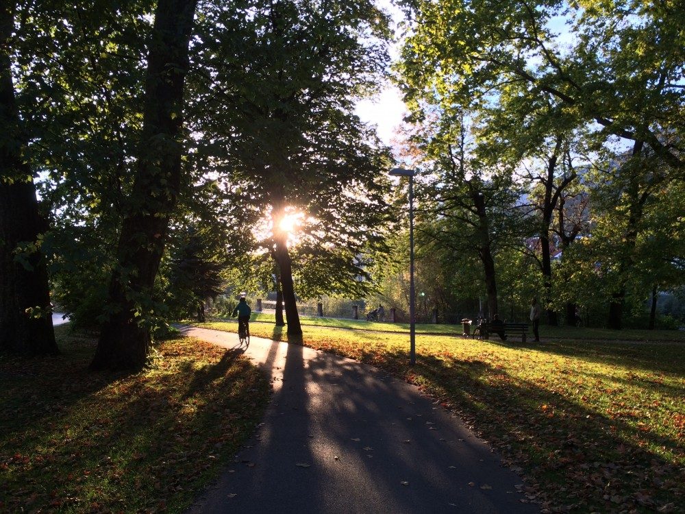 Herbst am Innradweg.