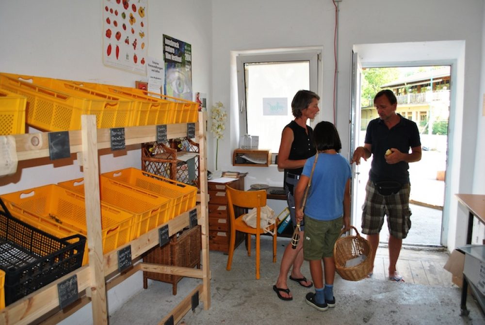 Das Lager der Kooperation für Fruchtgenuss