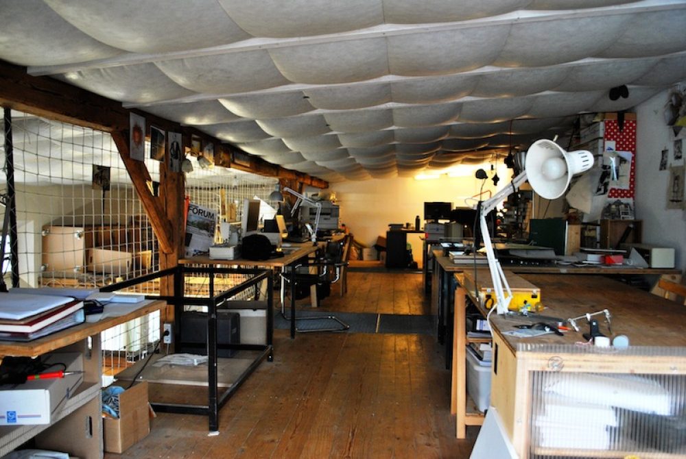 Der obere Stock - die eigentliche Büroanlage