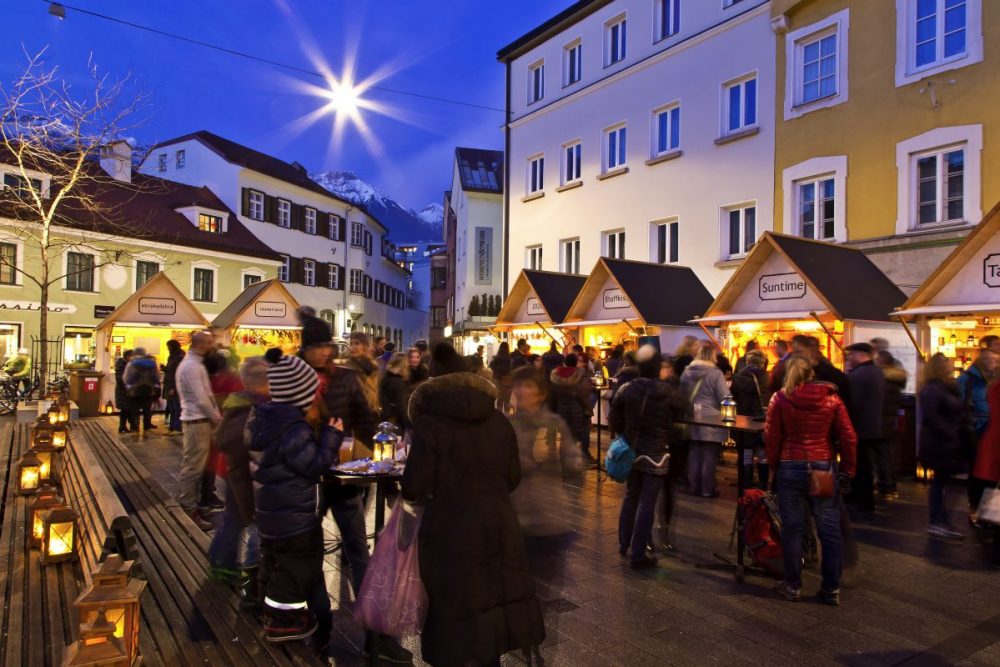 Christmas Market in the Wilten quarter of Innsbruck