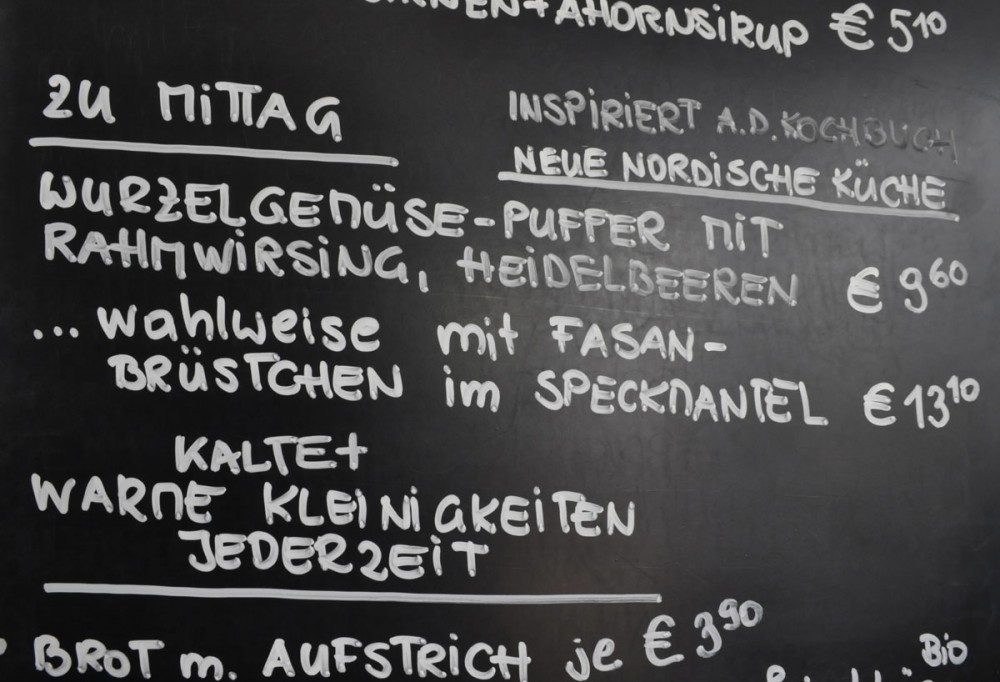 Köstlichkeiten in der Meierei.