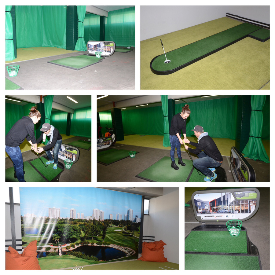 Trainieren im Olympia Golf Igls Trainingsloft