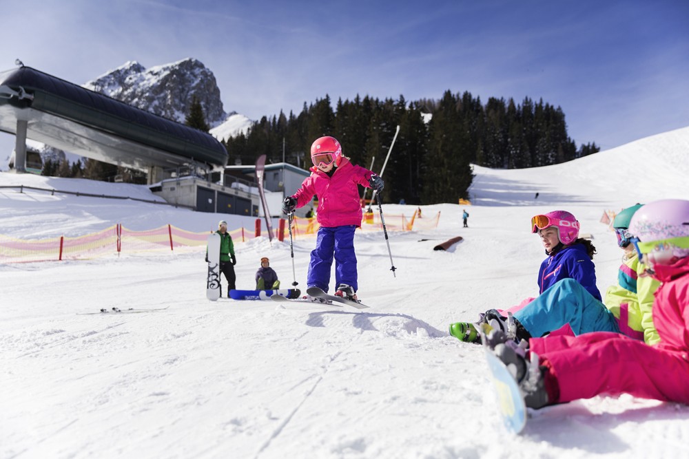 Kinderland im Skigebiet Muttereralmpark