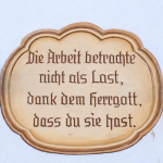 Wahrspruch an einem Haus in Sistrans Sinn- und Wahrsprüche zieren viele Hauswände in Sistrans.