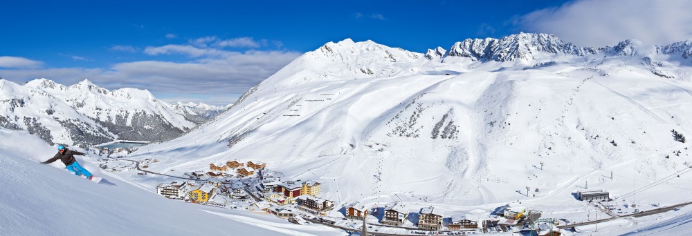 Kühtai is one of the prettiest ski resorts imaginable