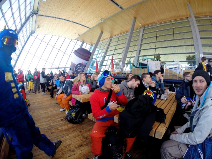 Skinnovation participants also enjoyed local Tyrolean food during lunch and dinner gatherings