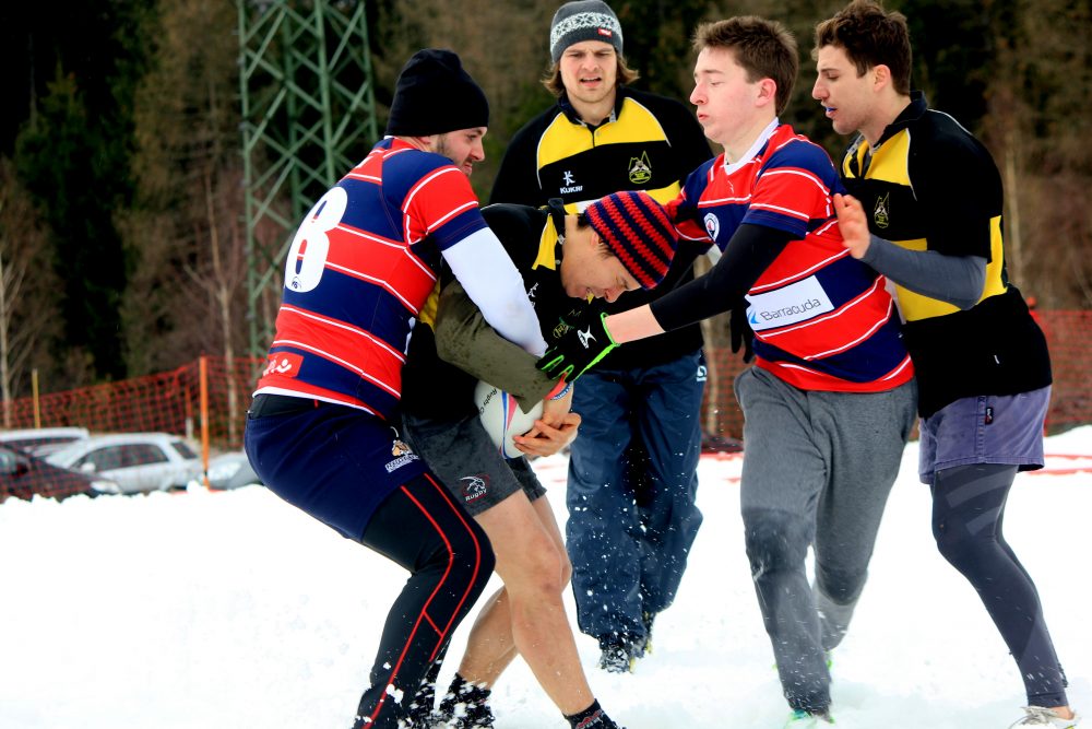 Snow Rugby at Patscherkofel