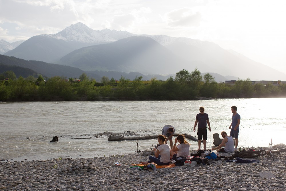Leben am Fluss und in Mitten der Berge, das ist Innsbruck.