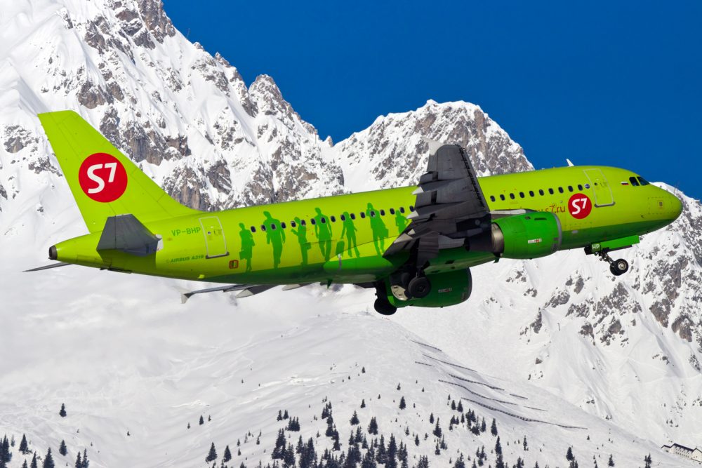 S7 Airlines verbindet Moskau direkt mit Innsbruck. Foto: Danijel Jovanovic