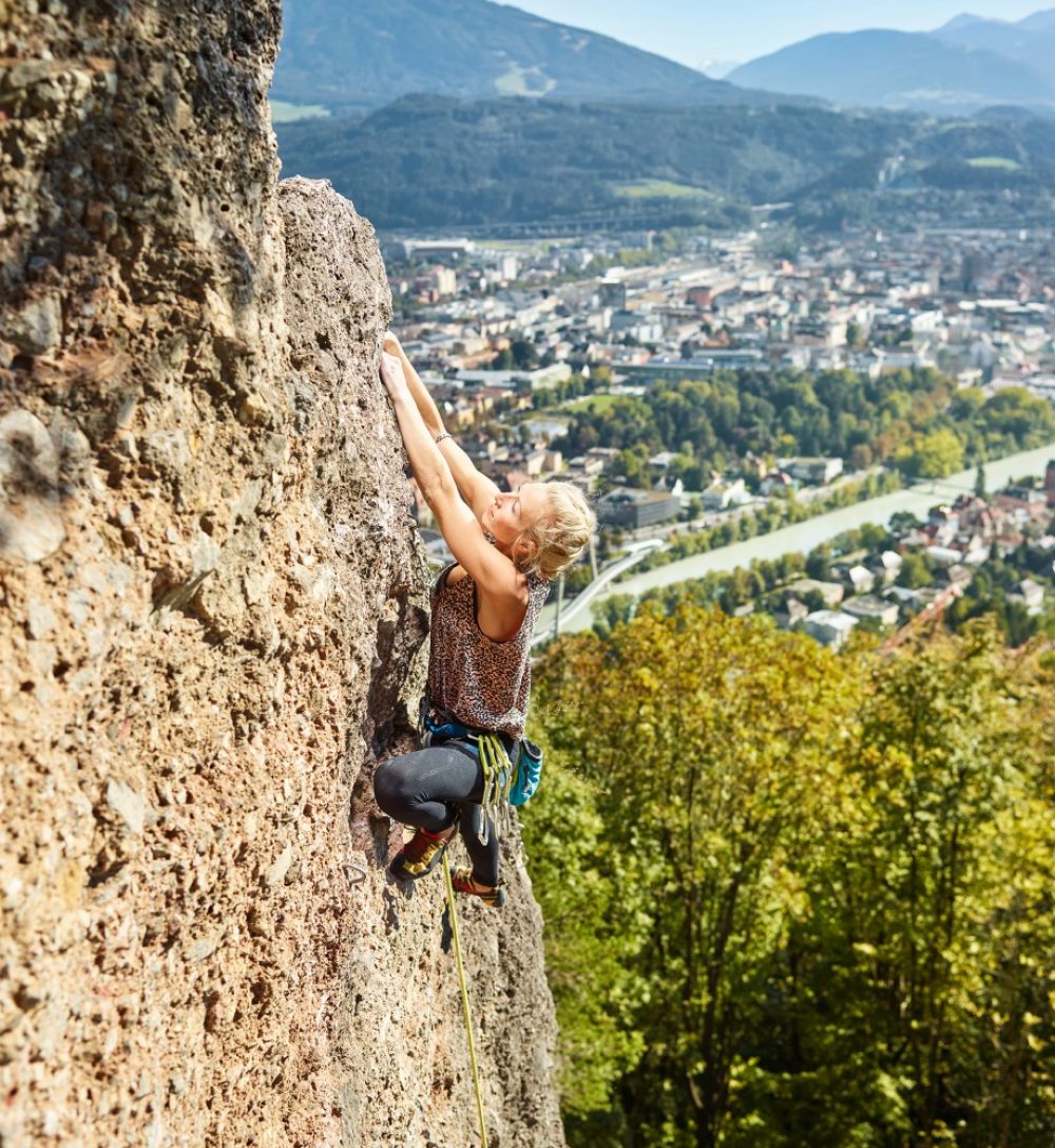 Klettern in Innsbruck - Höttinger Steinbruch