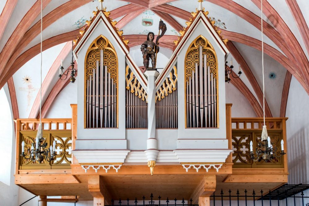 Die Orgel von St. Quirin ist das Werk des Oberperfner Orgelbauers Mathias Weber. Bild: Danijel Jovanovic