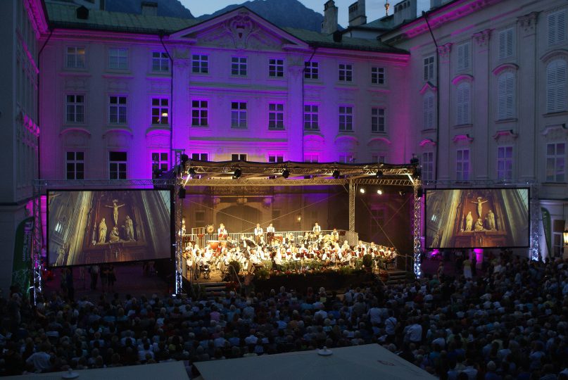 Promenadenkonzerte a Innsbruck nel cortile di Hofburg © Promenadenkonzerte