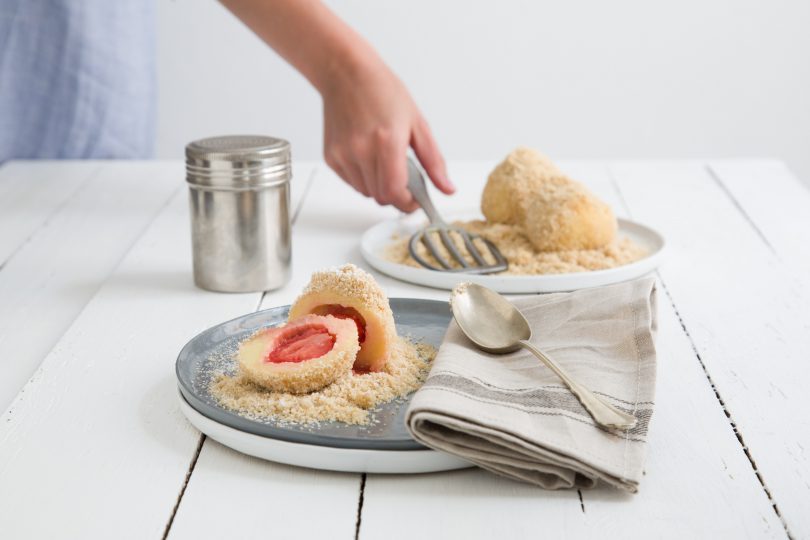 Erdbeerknödel