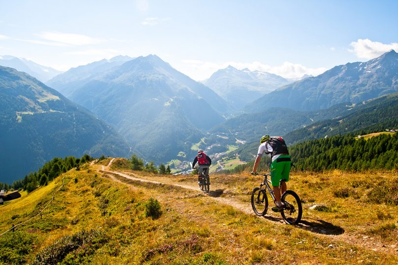 Trails und Bikepark kombiniert in Sölden/Ötztal