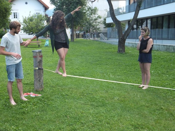 Innsbruck, Austria, Slackline, Skateboard, Longboard, BMX, Slackline, Wub-Halle, Sport
