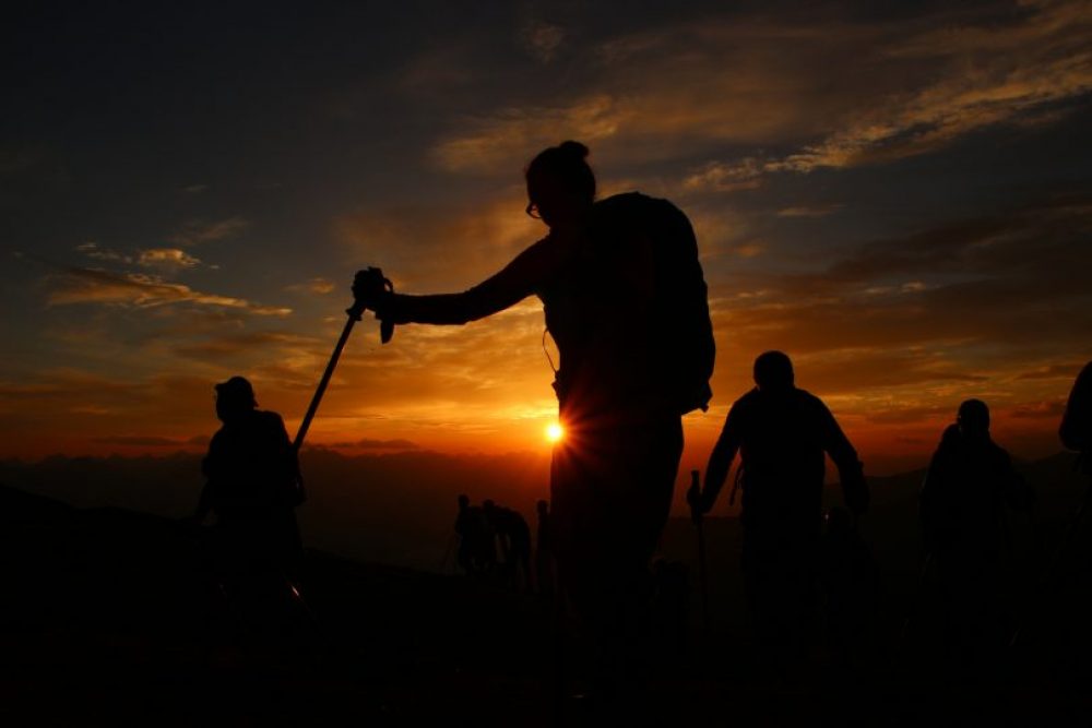 24 Stunden - ja genau, einen ganzen Tag und eine ganze Nacht lang - wird im Sellraintal alljährlich einmal gemeinsam marschiert. Foto: Lukas Ruetz