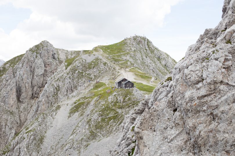 Das Hafelekar von der Hütte aus.