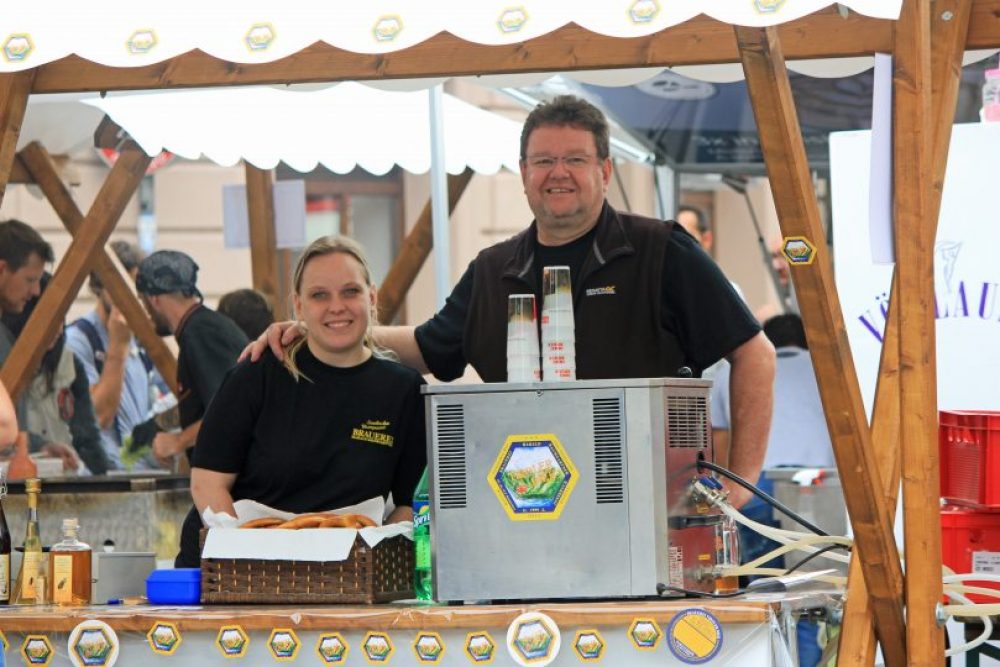 Harald and Tamara from Tiroler Bier