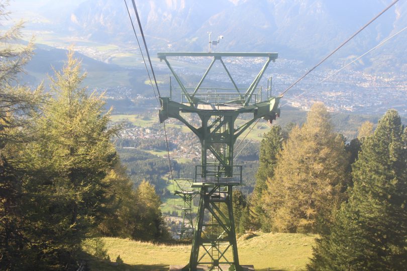 Gehen kann man, muss man aber nicht - wir fahren mit der Patscherkofelbahn wieder in das Tal. Pardon - in die "untere" Vitalregion nach Igls. Foto: Kristina Erhard