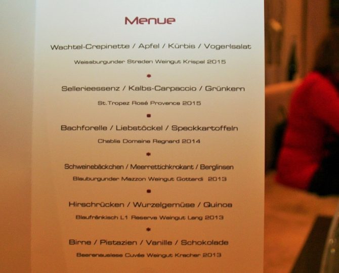 Was braucht's der Worte mehr? Wir freuen uns auf ein köstliches Dinner. Foto: Tamara Kainz