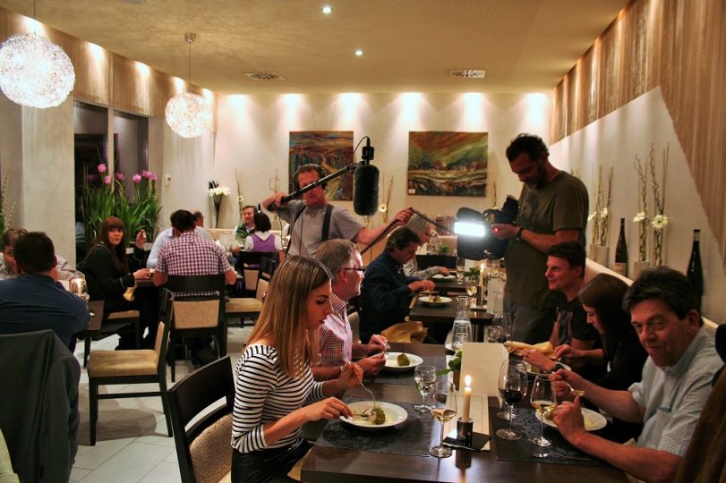 Nachher: Wie angekündigt - die Aufzeichnung läuft ... Foto: Tamara Kainz