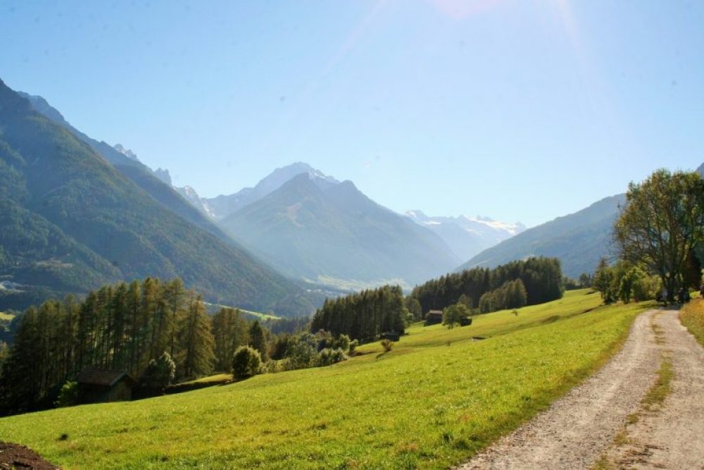 Und immer wieder reicht der Blick kilometerweit - zum Patscherkofel, dem südseitigen Hausberg der Innsbrucker, zur Serles, zum Habicht - bis hinein zum Stubaier Gletscher … Foto: Tamara Kainz