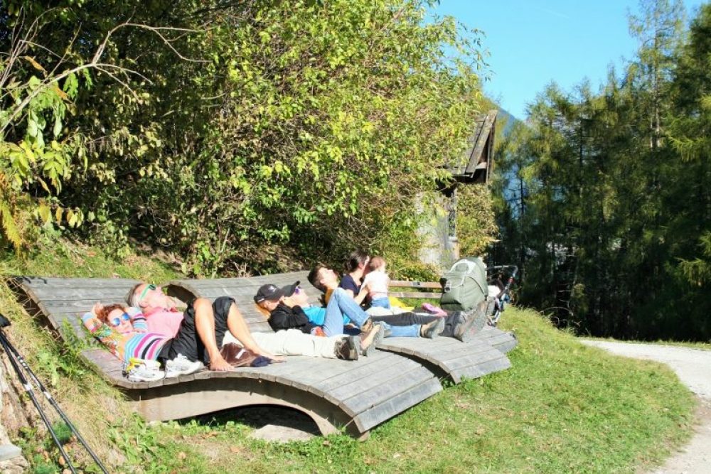 ... oder zum Verweilen an einem der Naturschauplätze. Foto: Tamara Kainz