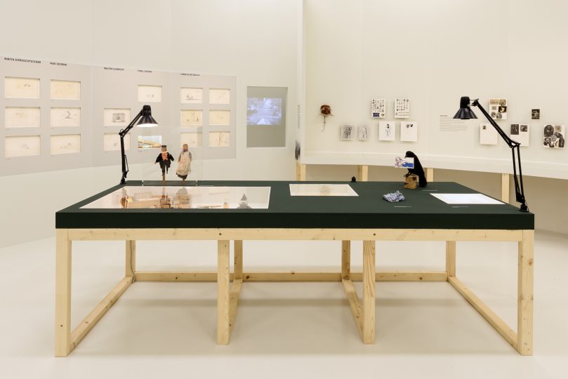 Uno sguardo alla mostra 'Paul Flora - Karikaturen', Ferdinandeum Innsbruck 2016-2017 © Wolfgang Lackner