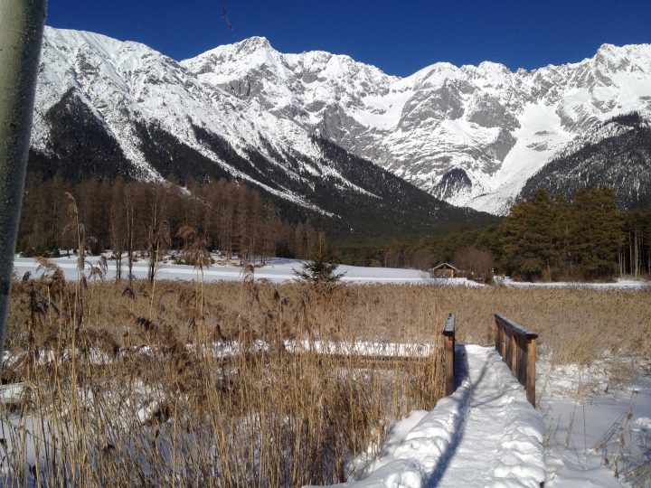 Il panorama al Sonnenplateau di Mieming. Foto © Laura Manfredi