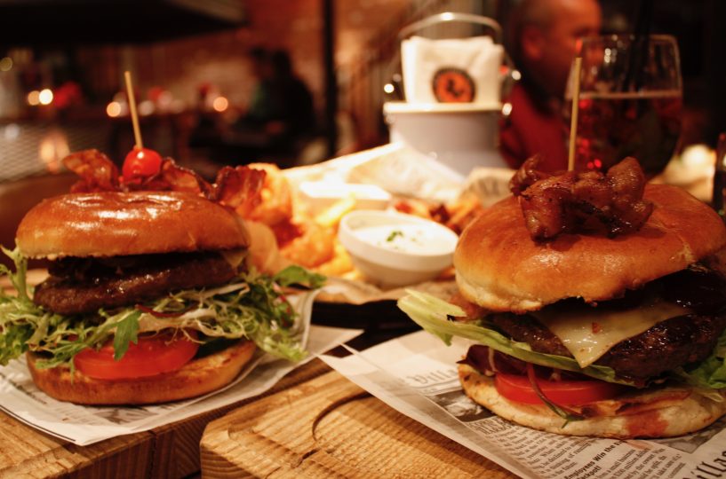 Soul Kitchen burger and sides