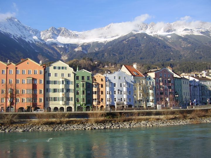 La vista dai ristoranti del mercato coperto di Innsbruck - Foto Laura Manfredi