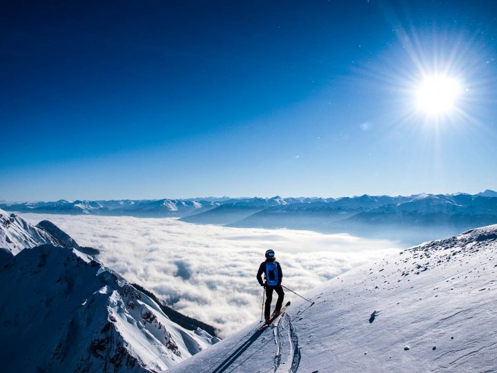 skitour, freeride, freeride city, nordkette, halltal, kleine karwendeldurchquerung