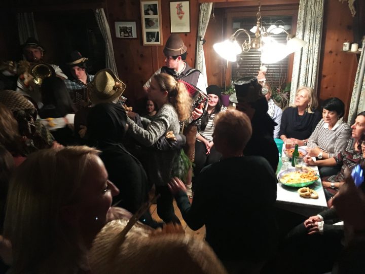 The farmhouse party. Fasching in Axams
