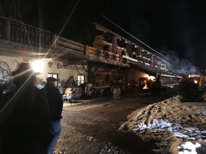 The "Postkutscherhof". Fasching in Axams